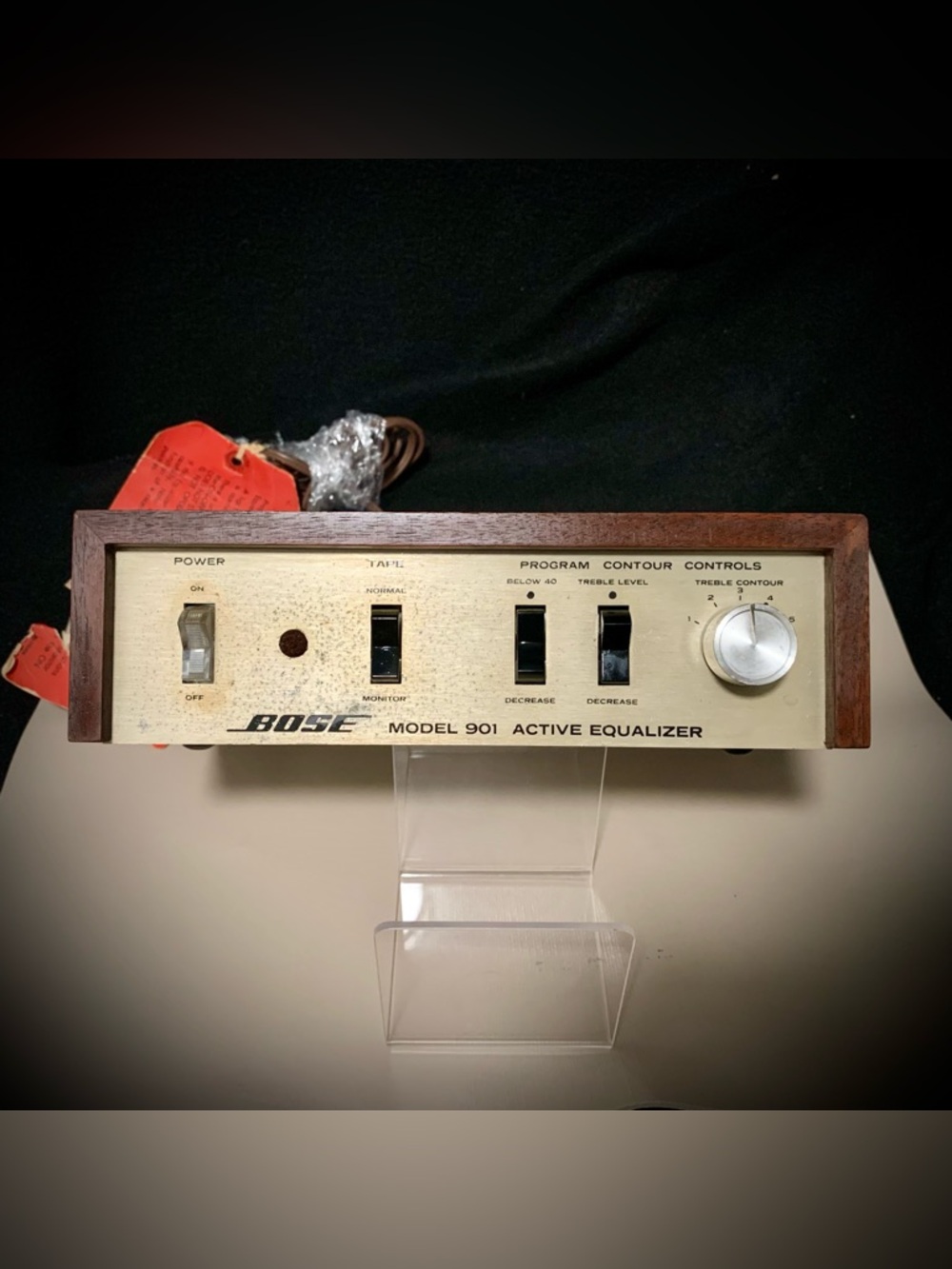 Bose 901 Active Equalizer Vintage Woodgrain Audio Component AS-IS Parts/Repair